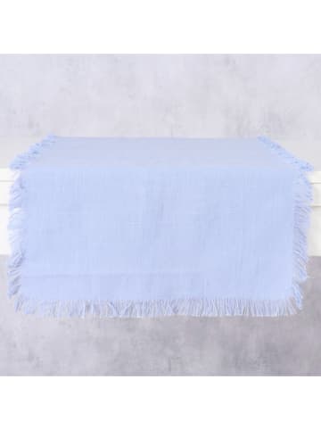 Boltze Bieżnik "Lenea" w kolorze błękitnym - 140 x 40 cm