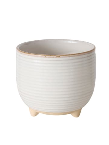 Boltze Übertopf ''Peronie'' in Beige - (H)14,9 x Ø 17 cm