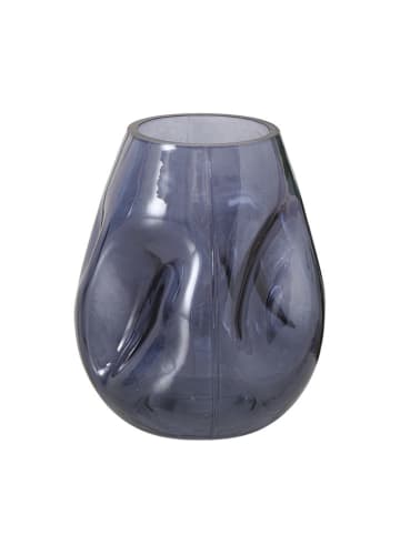 Boltze Vase ''Lojin'' in Grau - (H)17,5 x Ø 14 cm