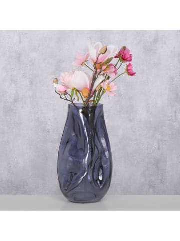 Boltze Vase ''Lojin'' in Grau - (H)27,8 x Ø 16 cm