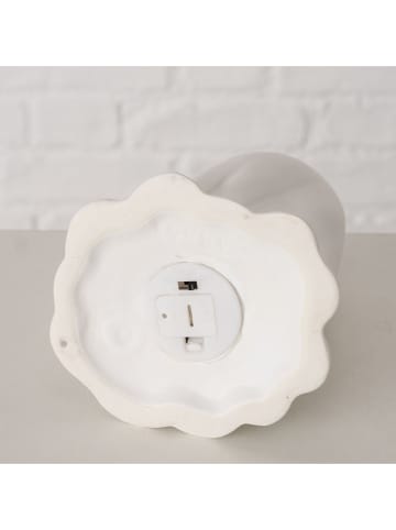 Boltze LED-Dekofigur "Ghostie" in Weiß - (H)12,8 cm
