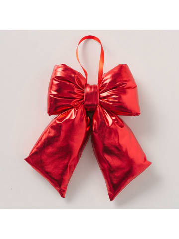 Boltze Dekoanhänger "Bowy" in Rot - (H)6,5 cm