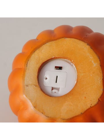 Boltze Dekoracja LED "Sponky" w kolorze pomarańczowym - wys. 12 x Ø 12 cm