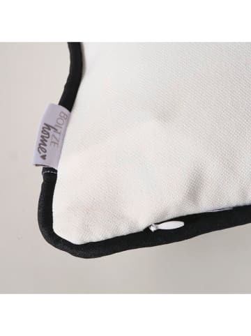 Boltze Kissen "Berries" in Weiß/ Schwarz - (L)45 x (B)45 cm