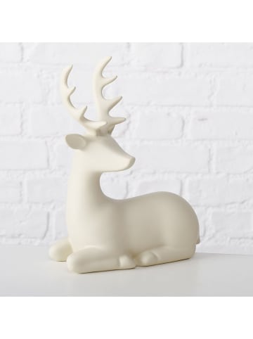 Boltze Dekofigur "Hario" in Creme - (H)24 cm