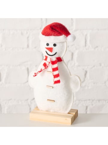 Boltze Dekofigur "Tony" in Weiß/ Rot - (H)20,5 cm