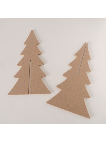 Boltze Dekoaufsteller "Felty" in Beige - (B)27,3 x (H)50 x (T)27 cm