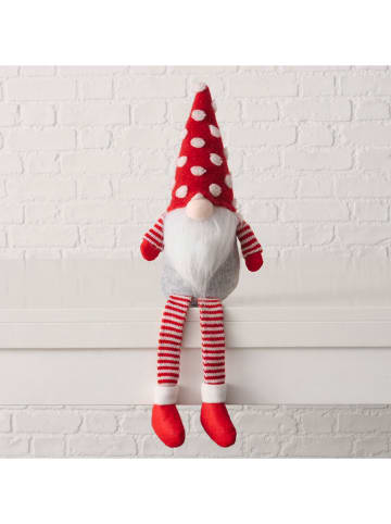 Boltze Kantenhocker "Talis" in Weiß/ Rot - (H)52 cm