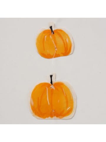 Boltze Capiz-Girlande "Pumpkin" in Orange - (L)180 cm