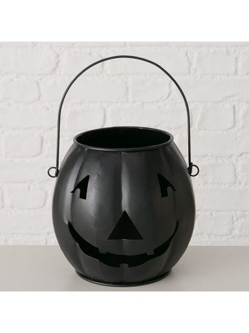 Boltze Windlicht ''Grimasi'' in Schwarz - (H)17,6 cm