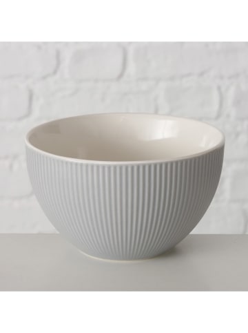 Boltze Müslischale "Ranura" in Hellgrau - Ø 12,5 cm