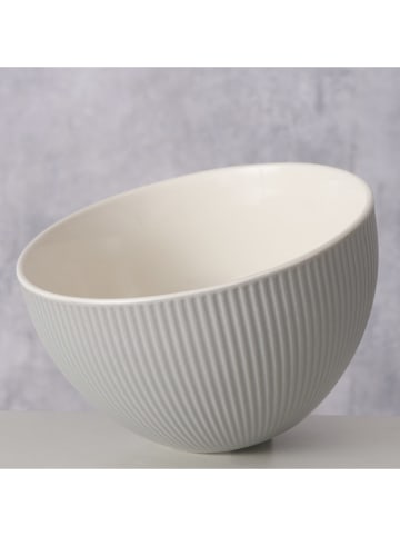 Boltze Müslischale "Ranura" in Hellgrau - Ø 12,5 cm