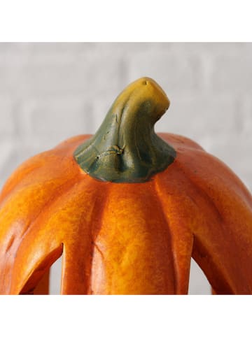 Boltze Teelichthalter "Zucca" in Orange - (B)9 x (H)12 cm