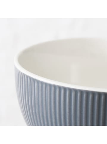 Boltze Müslischale "Ranura" in Dunkelgrau  - Ø 12,5 cm
