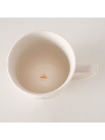 Boltze Jumbotasse ''Mondiale'' in Weiß/ Schwarz - 400 ml