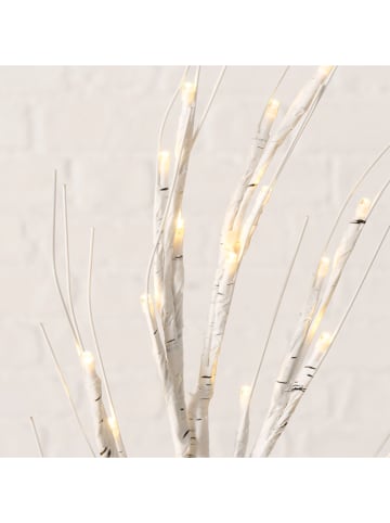 Boltze LED-Dekobaum "Jura" in Weiß - (H)53 cm