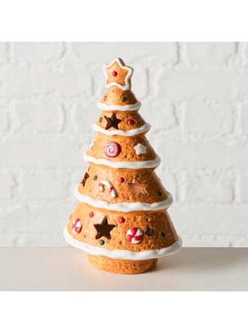 Boltze LED-Dekoaufsteller "Ginger" in Orange - (B)12 x (H)18,5 x (T)8 cm