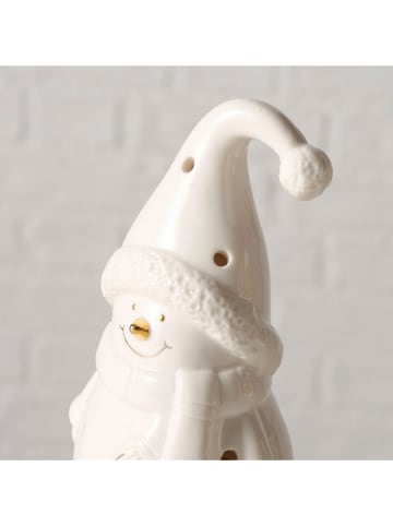 Boltze LED-Dekofigur "Branca" in Weiß - (H)13 cm