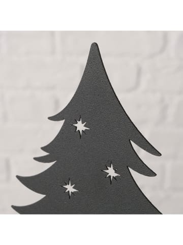 Boltze Świecznik "Waldan" w kolorze czarnym - 38 x 18,2 cm