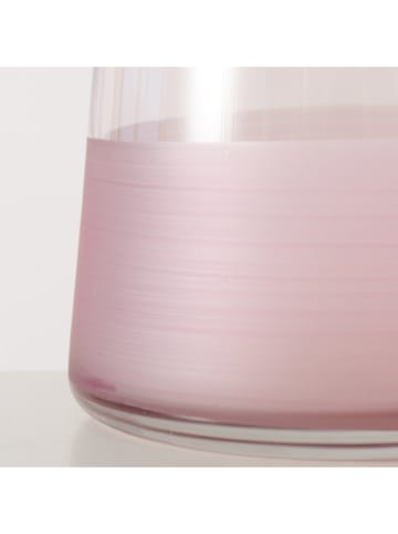 Boltze Karaffe "Moluna" in Rosa - 1,1 l