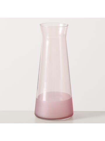 Boltze Karaffe "Moluna" in Rosa - 1,1 l
