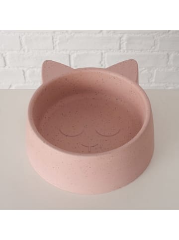 Boltze Fressnapf "Giardino" in Rosa - (H)7,2 cm