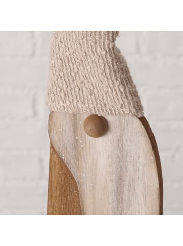 Boltze Dekofigur "Magios" in Hellbraun/ Creme - (H)46 cm