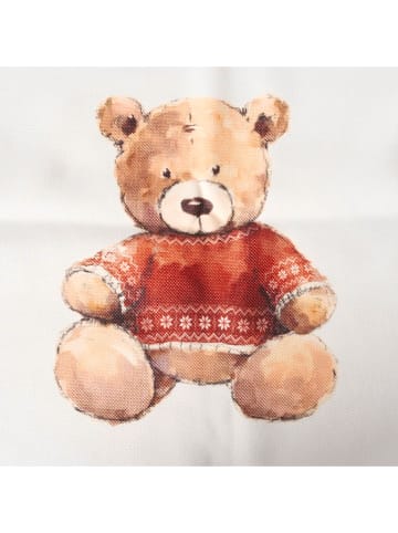 Boltze Bieżnik "Bailey" w kolorze biało-czerwonym - 140 x 40 cm