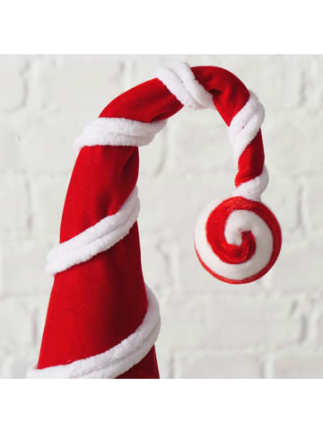 Boltze Dekoracja "Santino" w kolorze czerwono-białym - 15 x 42 x 11,5 cm