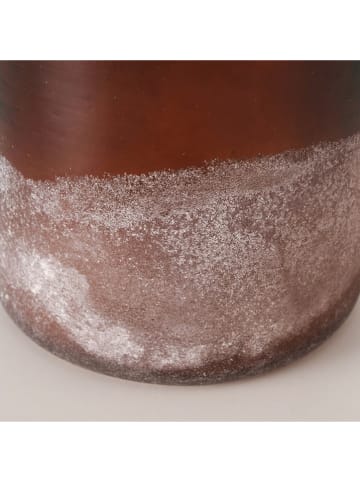 Boltze Windlicht "Halla" in Orange - (H)10 x  Ø 10 cm