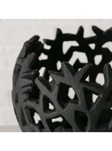 Boltze Świecznik "Philis" w kolorze czarnym - wys. 9,5 x Ø 12,5 cm