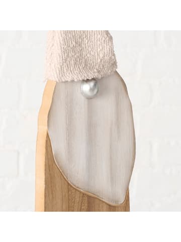 Boltze Dekofigur "Gomas" in Hellbraun/ Weiß - (H)90 cm