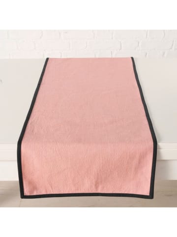 Boltze Tischläufer "Rosay" in Hellrosa - (L)140 x (B)40 cm