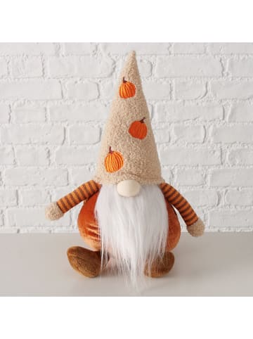 Boltze Dekofigur "Elvin" in Beige/ Orange - (H)35 cm