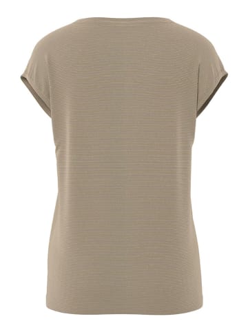 Pieces Shirt "Billo" in Taupe