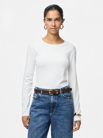 Pieces 2-delige set: longsleeves "Amelia" zwart/wit