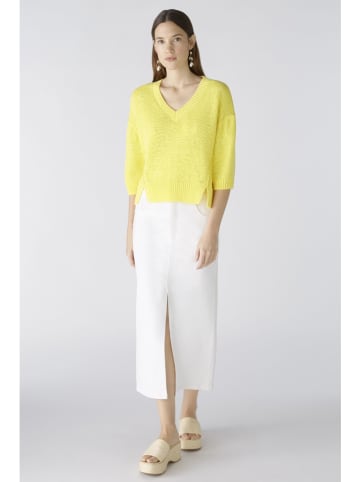 Oui Pullover in Gelb