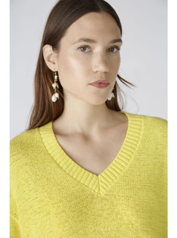 Oui Pullover in Gelb