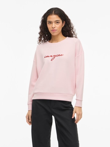 Vila Sweatshirt "Siffi" in Rosa