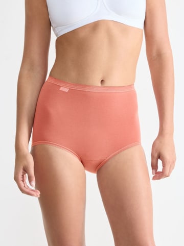 Sloggi 4er-Set: Taillenpantys "Basic+" in Hellblau/ Weiß/ Rosa