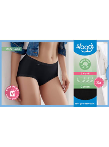 Sloggi 3-delige set: hipsters "24/7"