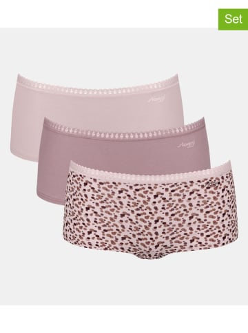 Sloggi 3er-Set: Pantys "Go Crush" in Rosa