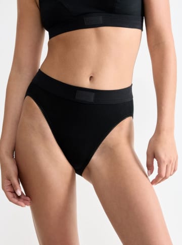 Sloggi Figi high waist (2 pary) "Double Comfort" w kolorze czarnym