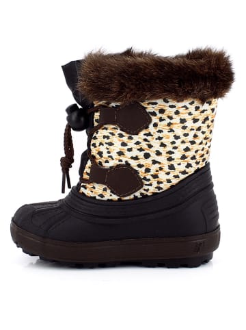 Kimberfeel Winterstiefel "Calypso" in Braun/ Gelb