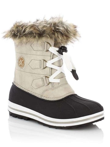 Kimberfeel Winterstiefel "Elisa" in Beige/ Schwarz