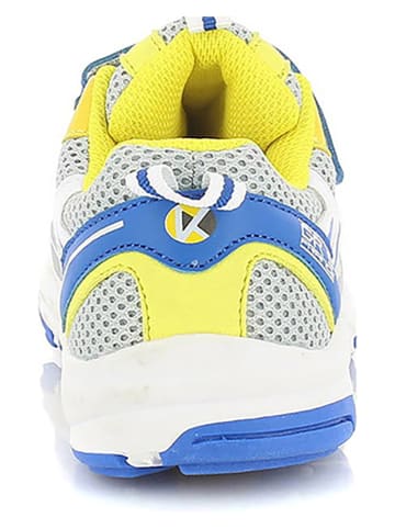 Kimberfeel Hardloopschoenen "Ilan" lichtgrijs/blauw/geel