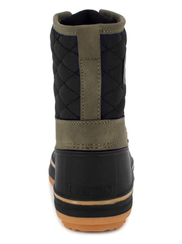 Kimberfeel Winterlaarzen "Noor" zwart/kaki