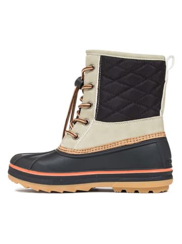 Kimberfeel Winterlaarzen "Noor" beige/zwart