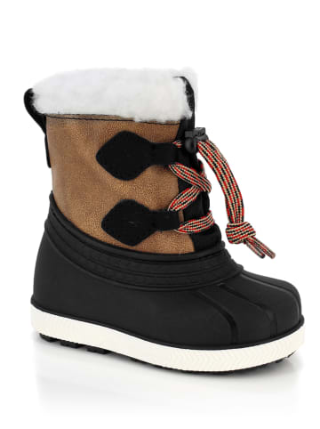 Kimberfeel Winterstiefel "Owen" in Schwarz/ Hellbraun