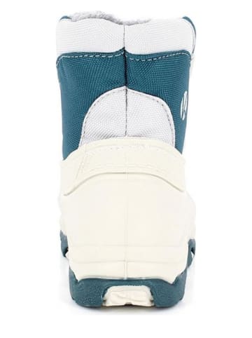 Kimberfeel Kozaki zimowe "Tyfen" w kolorze biało-turkusowym